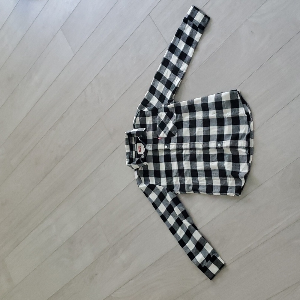 Boys 10/12 Levi's Flannel Button Down Shirt